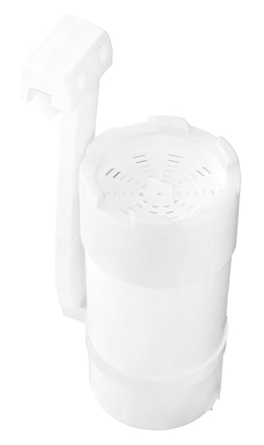 White Steinbach hang-on cartridge filter unit with integrated skimmer and inlet nozzle