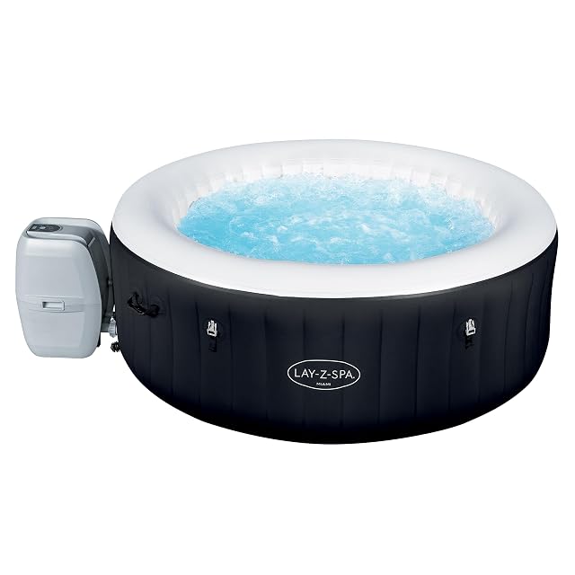 Bestway Lay-Z-SPA Miami AirJet round inflatable spa with a digital control panel