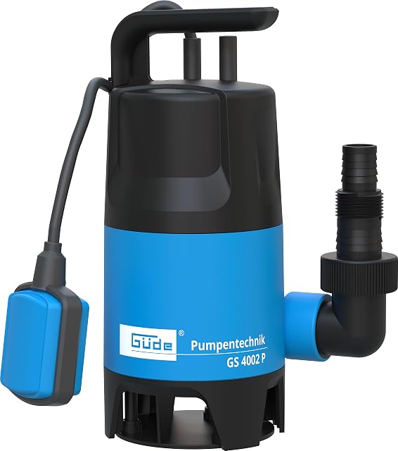 Güde GS 4002 P submersible dirty water pump with an adjustable float switch