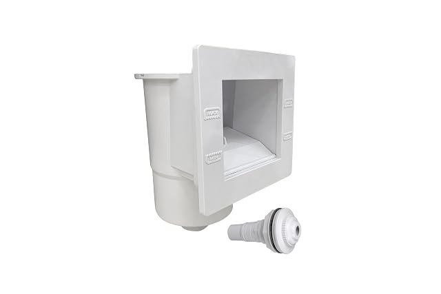 Steinbach Skimmerset S1 with housing, basket, weir flap, flange, inlet nozzle and screw set