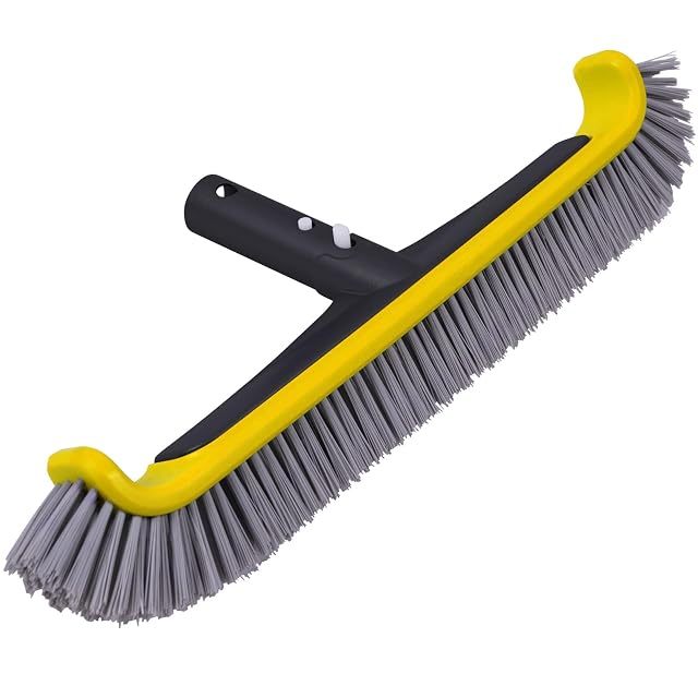 POOLAZA weighted manual pool vacuum head 35 cm wide on eight wheels