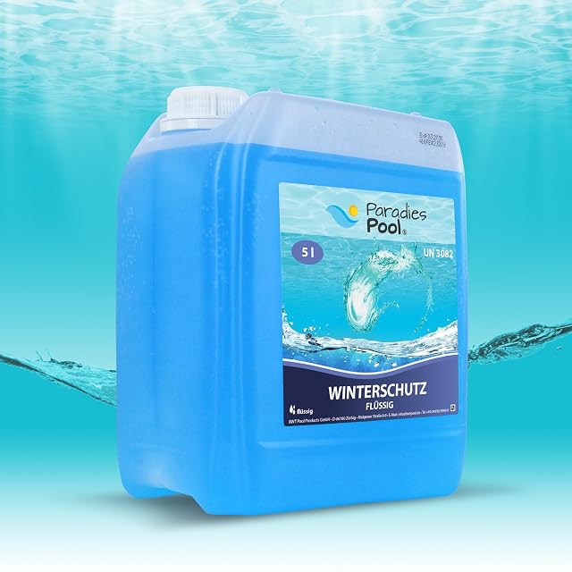 Five litre container of Paradies Pool foam-free winter protection agent